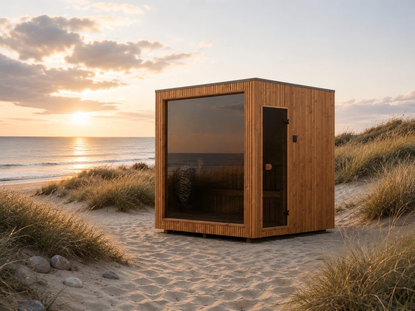 Birk – kvadratisk sauna